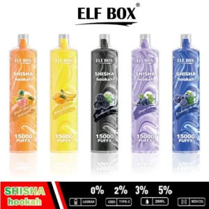 ELF BOX LS15000 Puffs Rechargeable Disposable Vape Pen – Available in 0%, 2%, 5% Nicotine for Wholesale Bulk Purchase 1