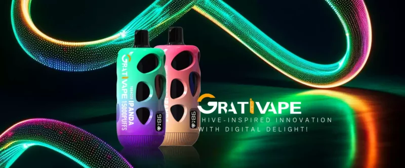 Grativape iPanda 15000 Puffs Original Factory 650mAh Battery and Liquid Display 18ml Disposable Vape Pen Wholesale 1