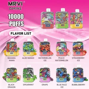 MRVI Coming 10000 Puffs Digital Screen Low Nicotine 2% 3% 5% Bulk Buy Rechargeable Disposable Vapes Pen Wholesale 2