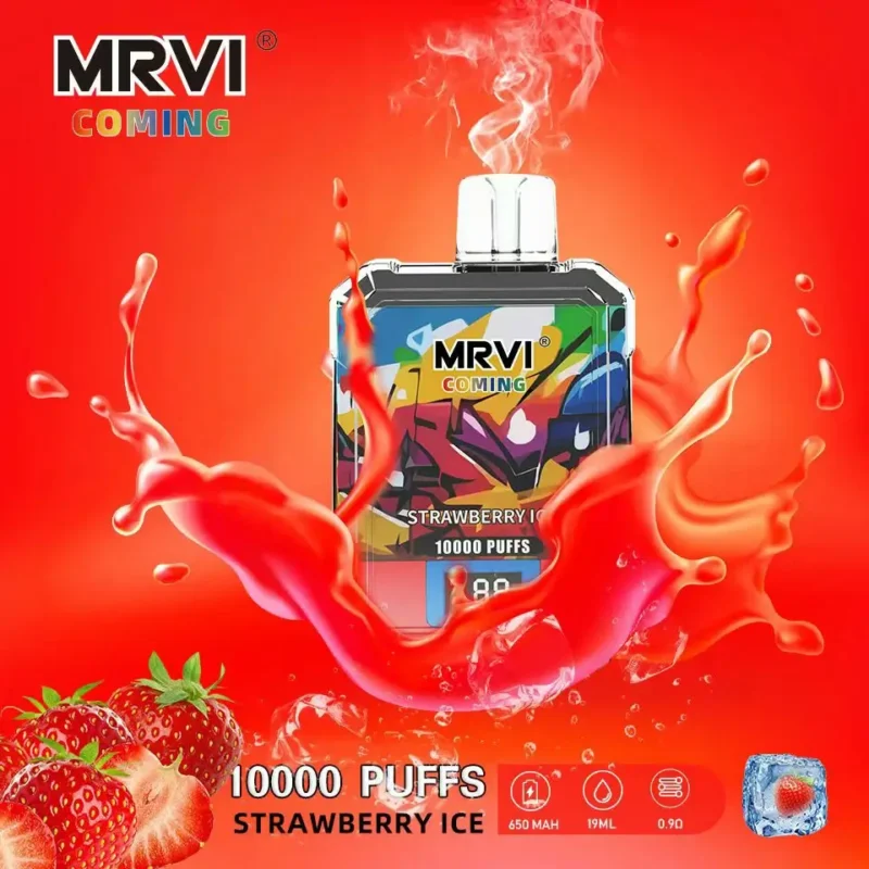 MRVI Coming 10000 Puffs Digital Screen Low Nicotine 2% 3% 5% Bulk Buy Rechargeable Disposable Vapes Pen Wholesale 1