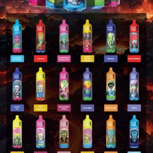 New RAHDM TORNADO 9000 Puffs Mesh Coil 2% Nicotine Disposable Vape Bulk Wholesale Multiple Flavors Original Factory 2