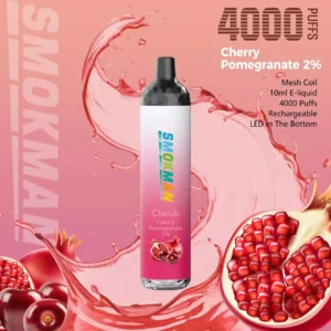 Smokman Cherub 4000 Puffs Low Nicotine 5 Disposable Vape Pen Wholesale 7