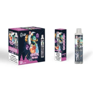 UZY Crystal Pro Max 10000 Puffs Disposable Vape Pen with 650mAh Battery Type C Rechargeable RGB Design Available Wholesale Nicotine 0 2 3 5 12