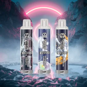 UZY Crystal Pro Max 10000 Puffs Rechargeable Disposable Vape Pen with 650mAh Battery and RGB Lighting 1