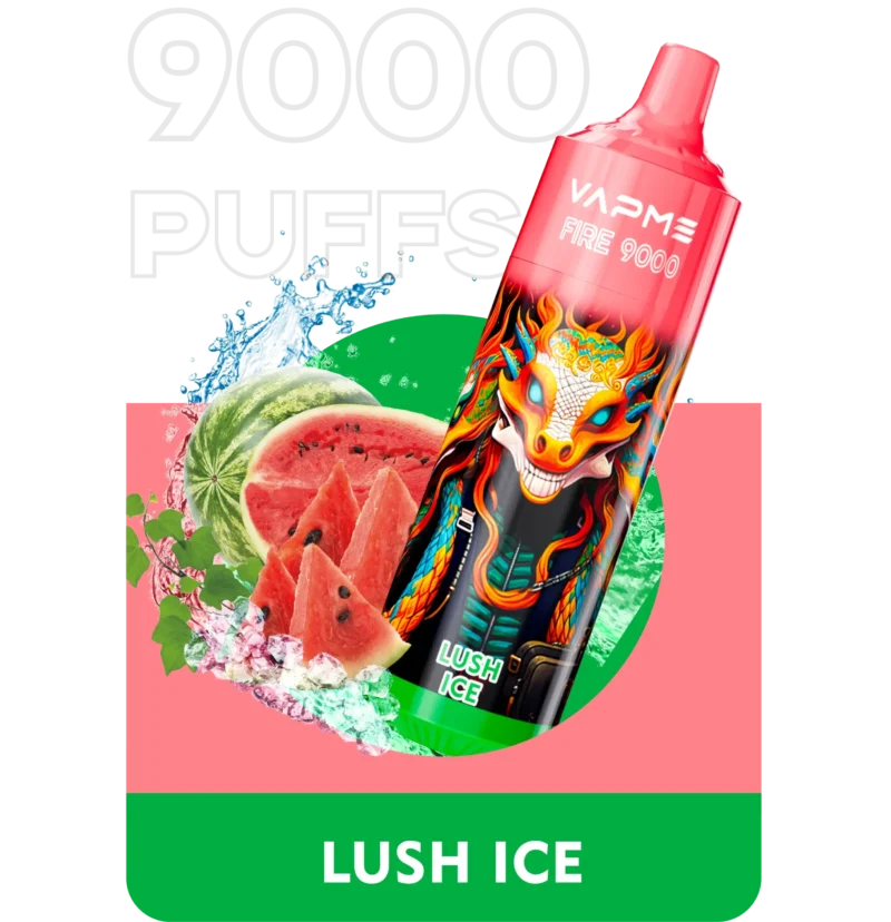 Vapme Fire 9000 Puffs 18 Flavors in Stock with 650 mAh 18ml Pre Filled 0 2 3 5 Nicotine Wholesale Disposable Vape Pen With RBG Light 12 scaled