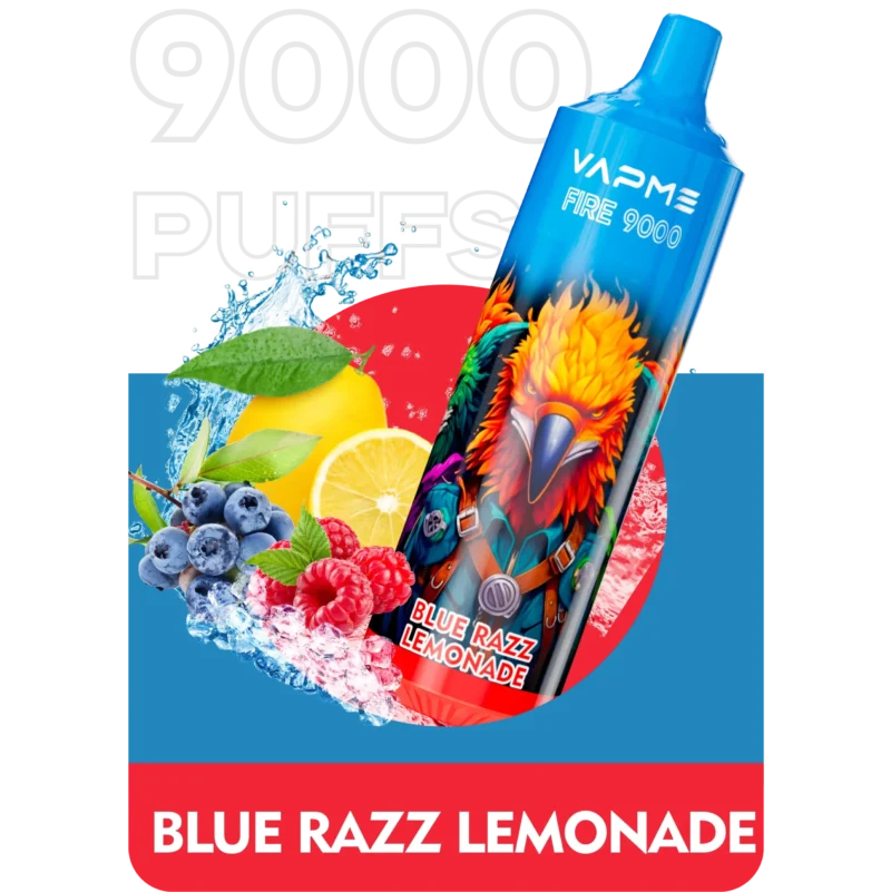 Vapme Fire 9000 Puffs 18 Flavors in Stock with 650 mAh 18ml Pre Filled 0 2 3 5 Nicotine Wholesale Disposable Vape Pen With RBG Light 4 scaled