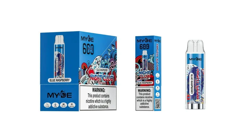 Wholesale MYDE Night Club 600 Puffs Disposable Vape Pen 2ml 20mg Nicotine Mesh Coil CE Rhos TPD Certified 3 scaled