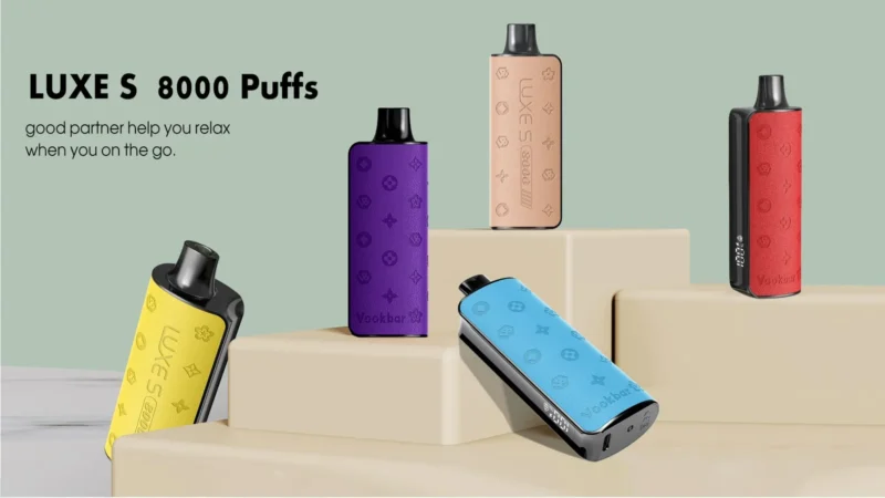 Vookbar Luxes 8000 Puffs Wholesale Disposable Vapes Rechargeable 5 Nicotine Buy Bulk Wholesale Very Cheap 11