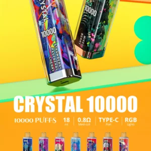 Best-Selling Uwin Crystal 10000 Puffs Disposable Vape with Customizable Nicotine Levels 4