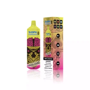 VOPK TORNADO 9000 Puffs 0 2 3 5 Low Nicotine Rechargeable Disposable Vape Wholesale 600 Mah Bottom LED 2025 Hot Original Factory 13
