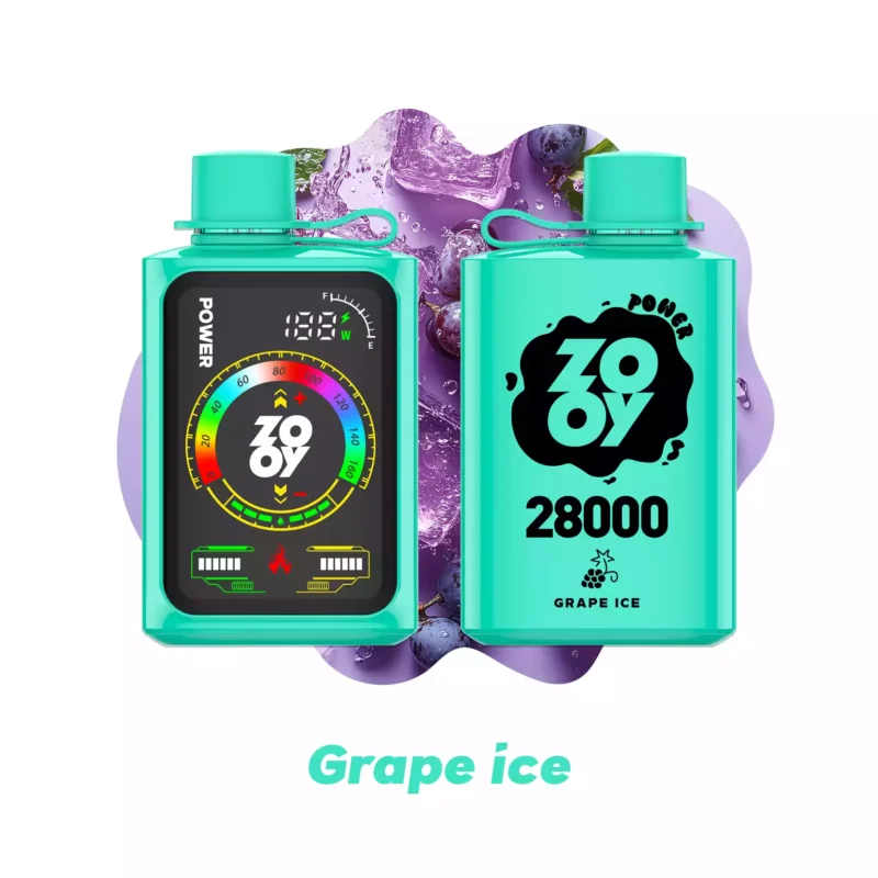 ZOOY POWER 28000 Puffs Disposable Vape Smart Display for Wholesale Across Europe 5