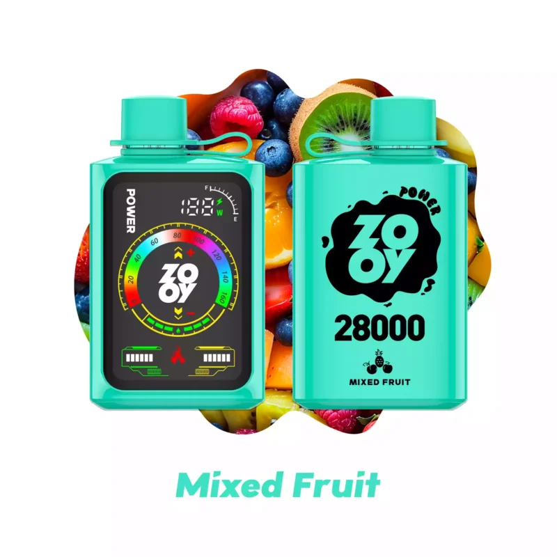 ZOOY POWER 28000 Puffs Disposable Vape Smart Display for Wholesale Across Europe 1