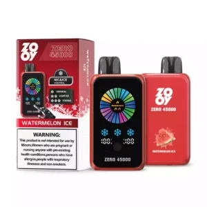 ZOOY ZERO 45000 Puff Disposable Vape Equipped with Touchscreen to Adjust Nicotine and Ice Levels 1
