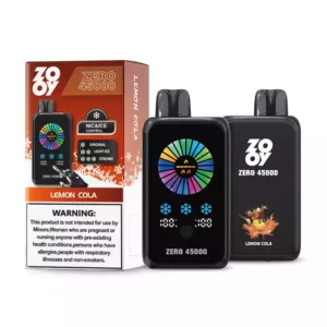 ZOOY ZERO 45000 Puff Disposable Vape Equipped with Touchscreen to Adjust Nicotine and Ice Levels 23